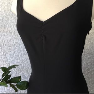Armani Exchange long black dress. Light weight fabric with lining.